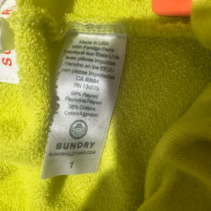 NWT SIZE 1/S Sundry Lemon Jogger Pants
