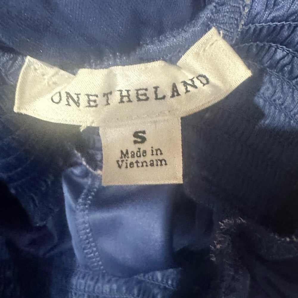 NWOT SIZE S Floral Sleeveless Jumpsuit in Blue and Pink