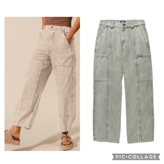 NWOT SIZE XL SO ME Makeover Essentials Green Cropped Pants