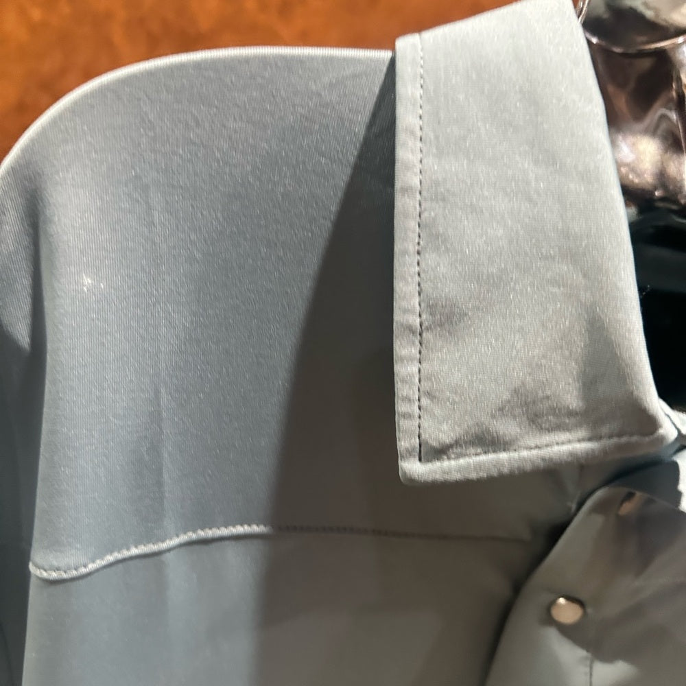 NWT SIZE XL QED London Men's Soft Gray Casual Shirt