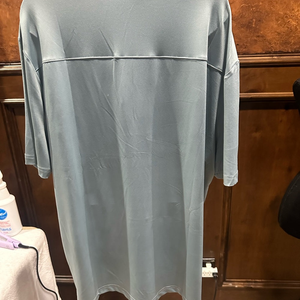 NWT SIZE XL QED London Men's Soft Gray Casual Shirt