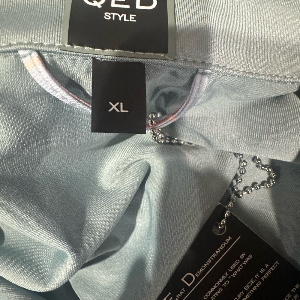 NWT SIZE XL QED London Men's Soft Gray Casual Shirt