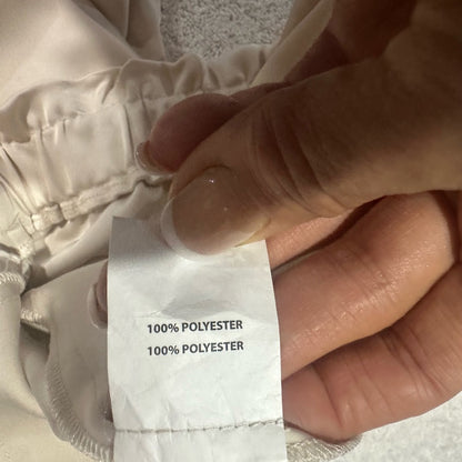 NWT SIZE XXS/S Ramy Brook Ivory Satin Tie-Waist Cropped Pants