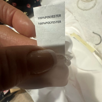 NWT SIZE XS-S Brook Ivory Blouse with Pleated Sleeves