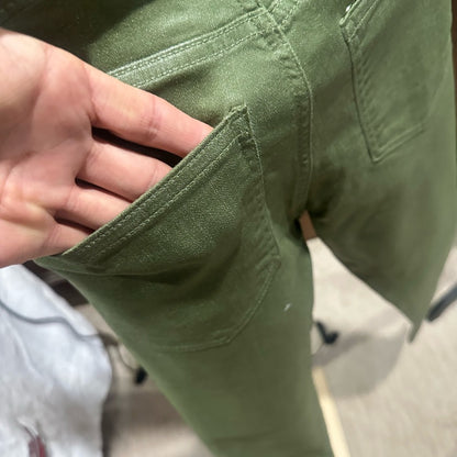 NWT SIZE 25 Ramy Brook Green Ankle Pants