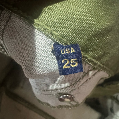 NWT SIZE 25 Ramy Brook Green Ankle Pants