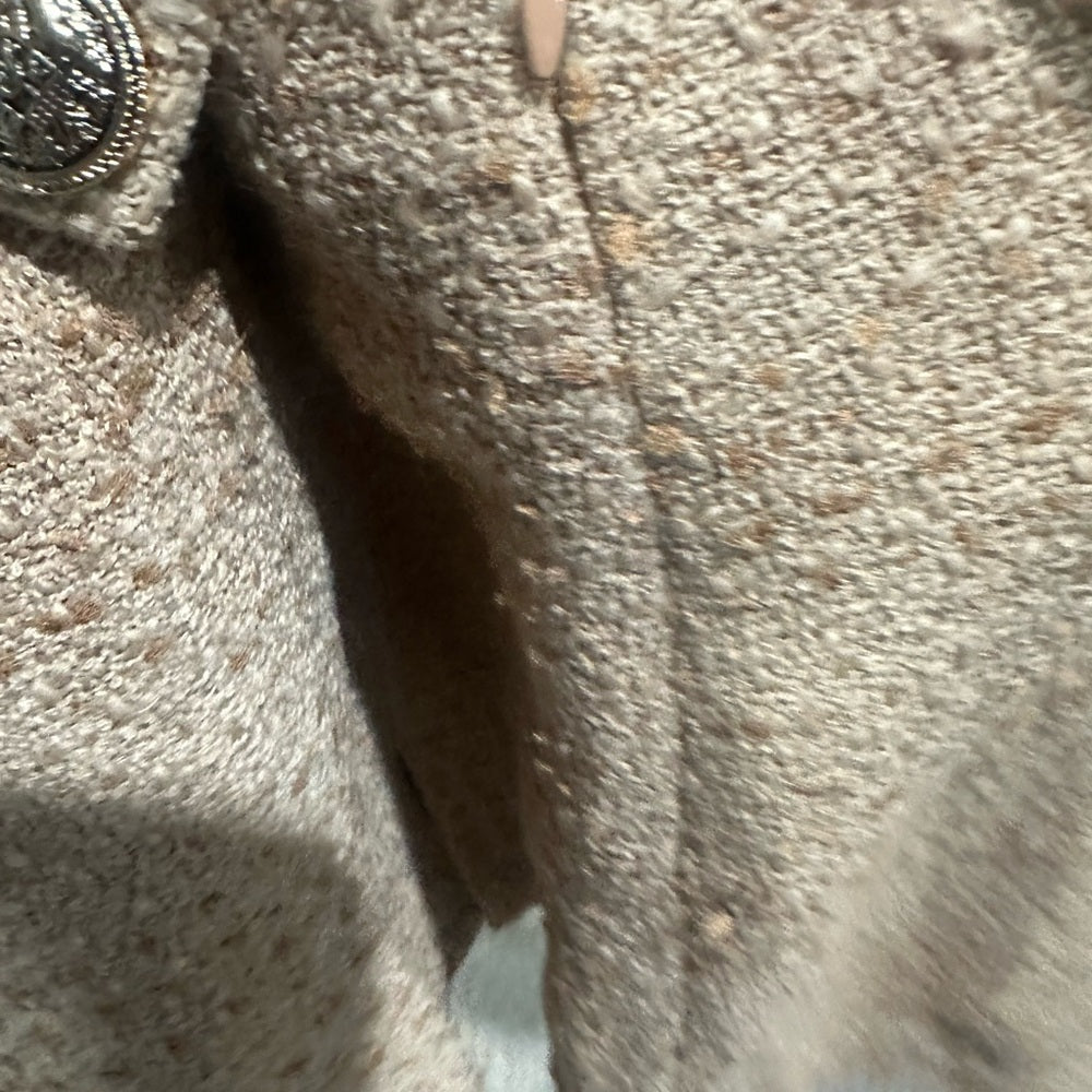 NWOT SIZE XL Astr Beige Textured Mini Skirt