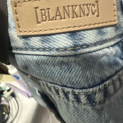 NWT SIZE 28 Blank NYC Denim Blue Mini Skirt