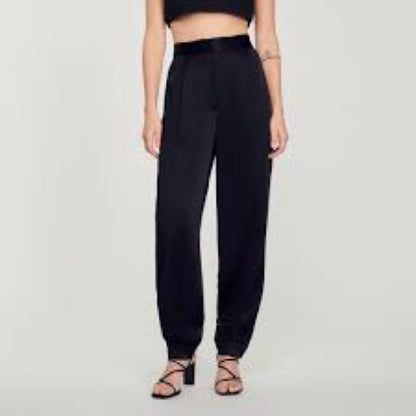 NWT SIZE 44 Sandro Elegant Black dress pants for Women