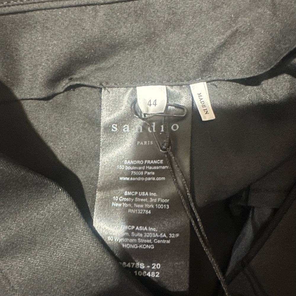 NWT SIZE 44 Sandro Elegant Black dress pants for Women
