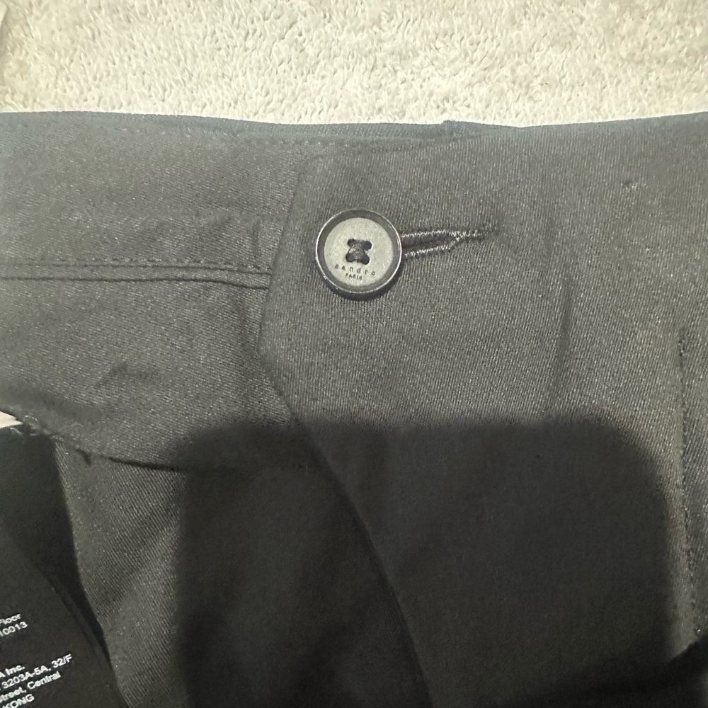 NWT SIZE 44 Sandro Elegant Black dress pants for Women