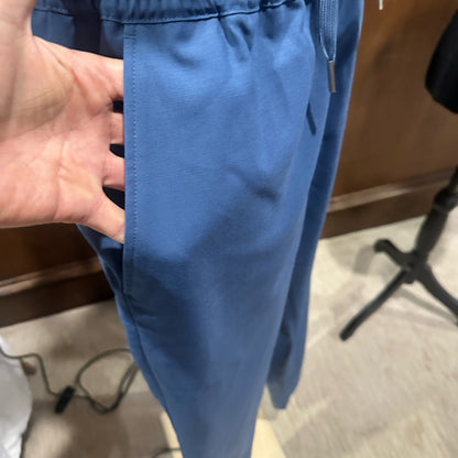 NWT SIZE 36 Sandro Men's Blue Drawstring Trousers