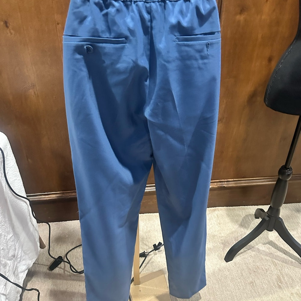 NWT SIZE 36 Sandro Men's Blue Drawstring Trousers