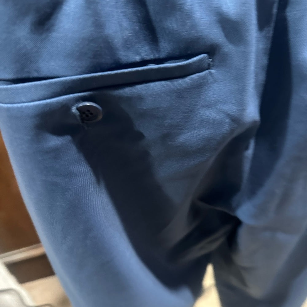 NWT SIZE 36 Sandro Men's Blue Drawstring Trousers