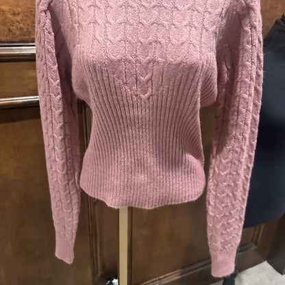 NWT SIZE XL Lulu's Blush Crew Neck Sweater