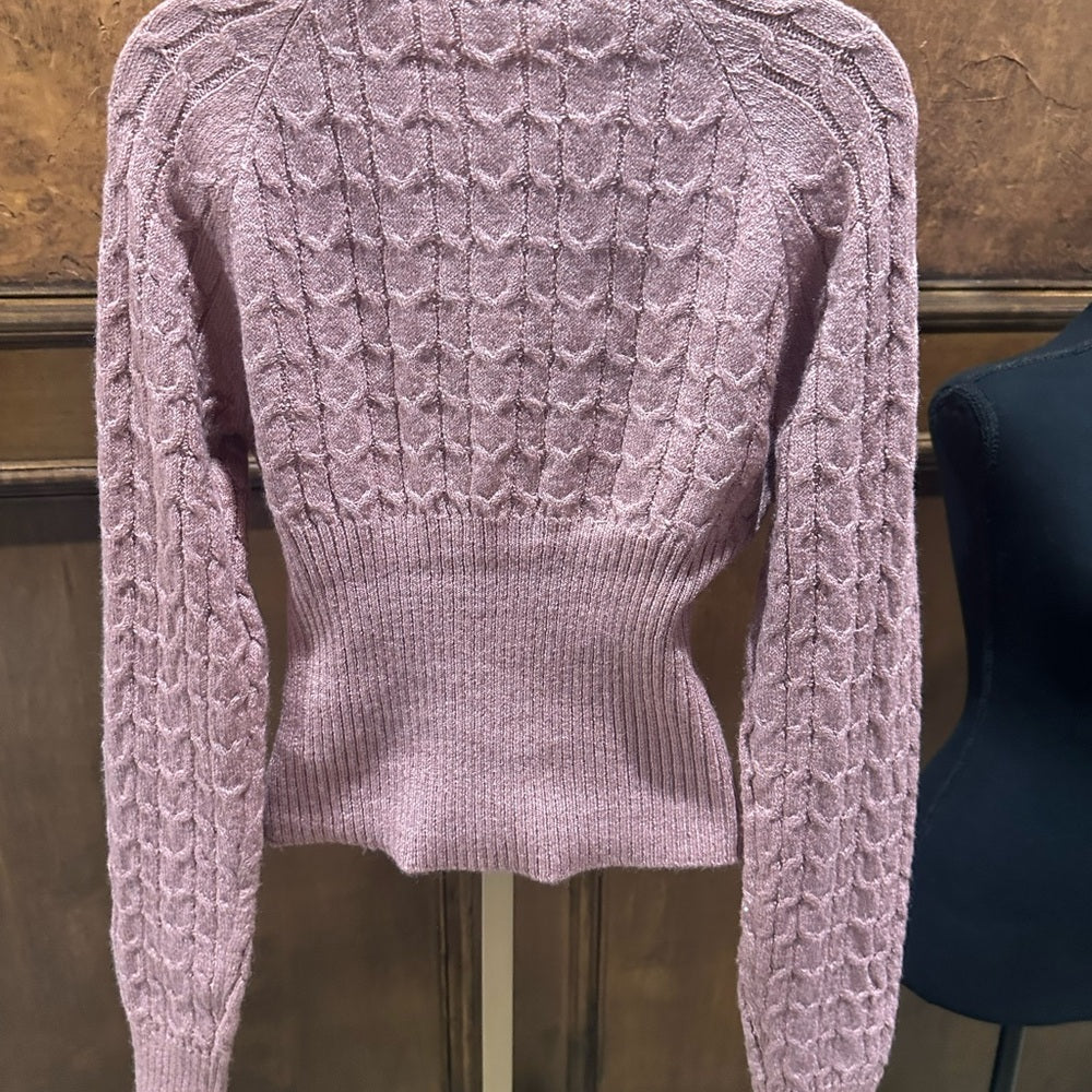 NWT SIZE XL Lulu's Blush Crew Neck Sweater