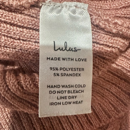 NWT SIZE XL Lulu's Blush Crew Neck Sweater
