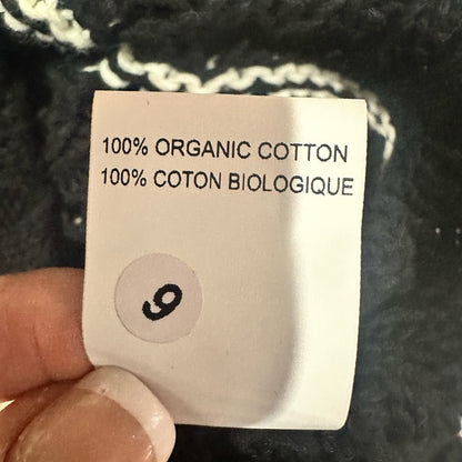 NWT SIZE L Ramy Brook Black and White Wave Turtleneck Sweater