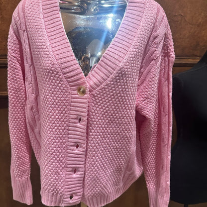 NWT SIZE S Lulu's Soft Pink Knit Cardigan
