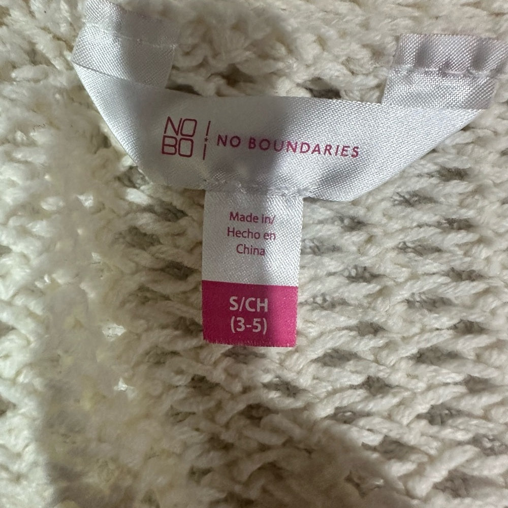 NWOT SIZE S No Boundaries Women's Off-White Button-Up Cardigan