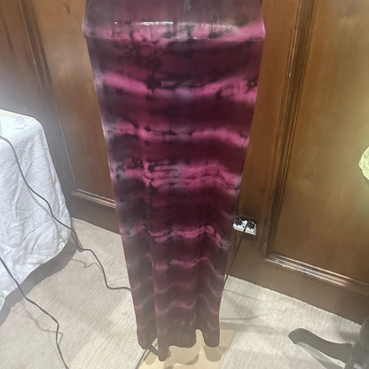 NWT SIZE S Cotton Citizen Tie-Dye Maxi Skirt in Pink and Black