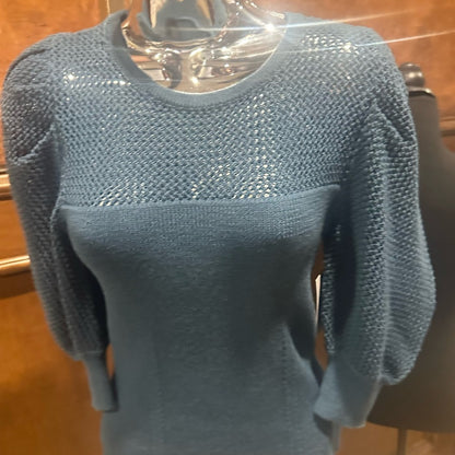 NWT SIZE M Joie Blue Crew Neck Sweater