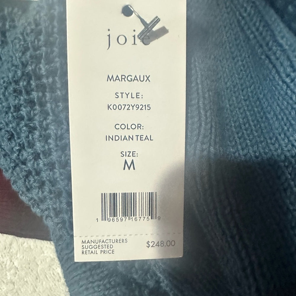 NWT SIZE M Joie Blue Crew Neck Sweater