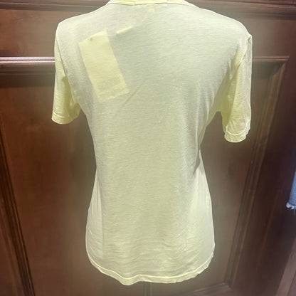 NWT SIZE S Cotton Citizen Light Yellow Short Sleeve Tee