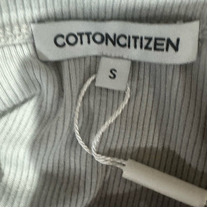NWT SIZE S Cotton Citizen Soft Gray V-Neck Crop Top