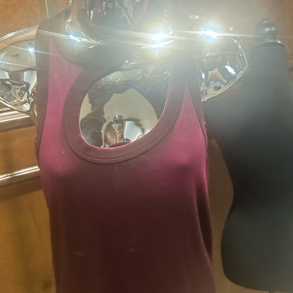 NWT SIZE L Cotton Citizen Olive Green Cutout Crop Top