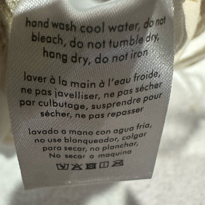 NWT SIZE S Rachel Parcell Cream Gathered Mini Dress