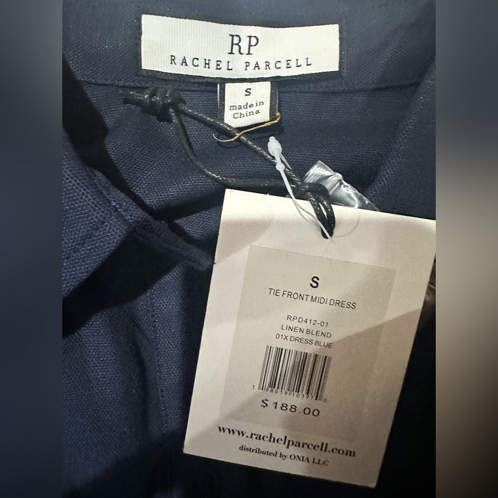 NWT SIZE S Rachel Parcell Dark Blue Midi Dress