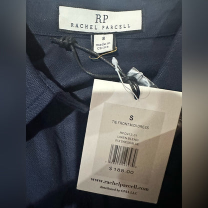 NWT SIZE S Rachel Parcell Dark Blue Midi Dress
