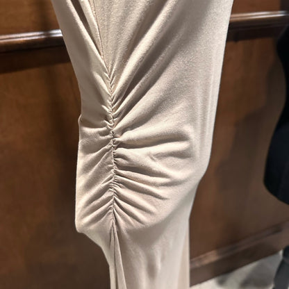 NWT SIZE S Rachel Parcell Beige Sleeveless Midi Dress