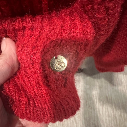 PRE-OWNED SIZE XS Scotch & Soda Bold Red V-Neck Sweater