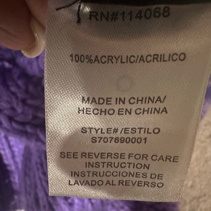 PRE-OWNED SIZE S/M Elegant Lavender Cable Knit Sweater