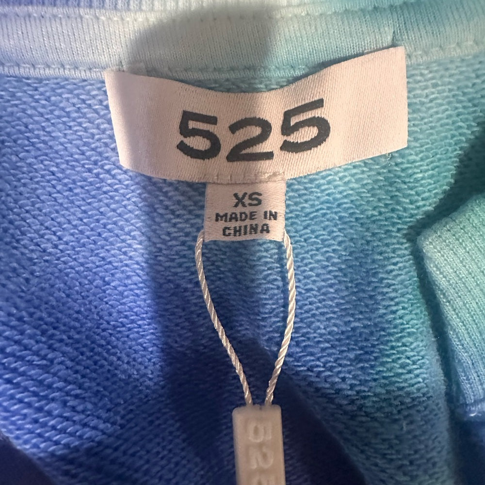 NWT SIZE M 525 America Aqua and Indigo Tie-Dye Muscle Tee