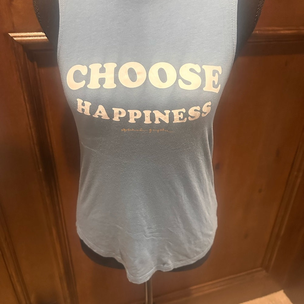 NWOT SIZE XS Spiritual Gangster Sky Blue Muscle Tee