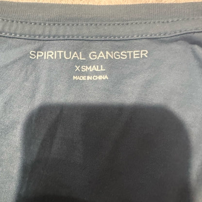 NWOT SIZE XS Spiritual Gangster Sky Blue Muscle Tee
