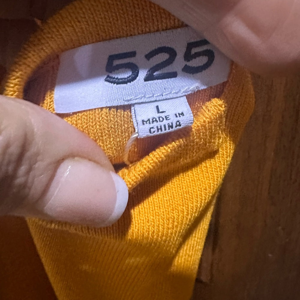 NWT SIZE L 525 America Strapless Mustard Dress