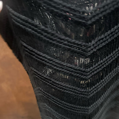 NWT SIZE XS/S 525 America Black Fringe Midi Dress