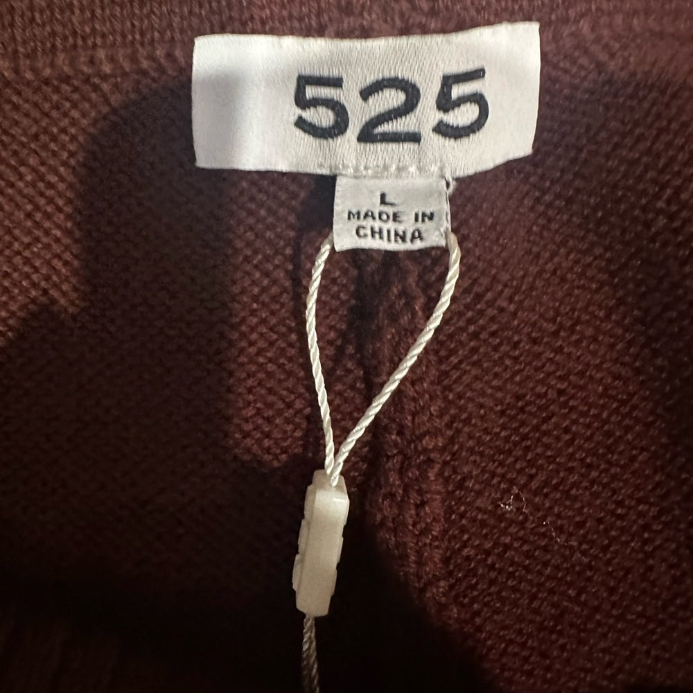 NWT SIZE L 525 America High Waist Knit Shorts in Rich Maroon