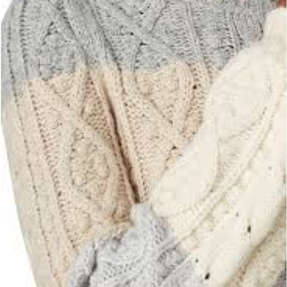 PRE-OWNED SIZE XS Rebecca Taylor Multicolor Cable Knit Sweater