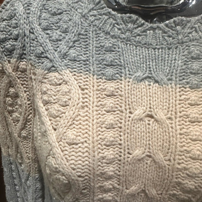 PRE-OWNED SIZE XS Rebecca Taylor Multicolor Cable Knit Sweater