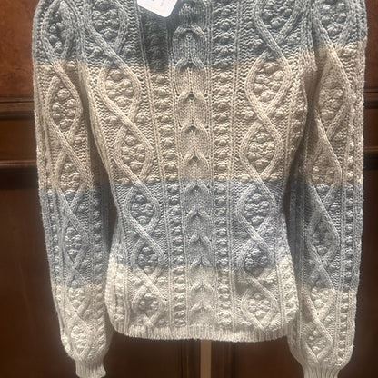 PRE-OWNED SIZE XS Rebecca Taylor Multicolor Cable Knit Sweater