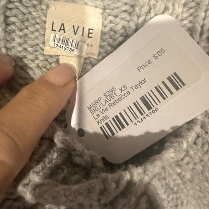 PRE-OWNED SIZE XS Rebecca Taylor Multicolor Cable Knit Sweater