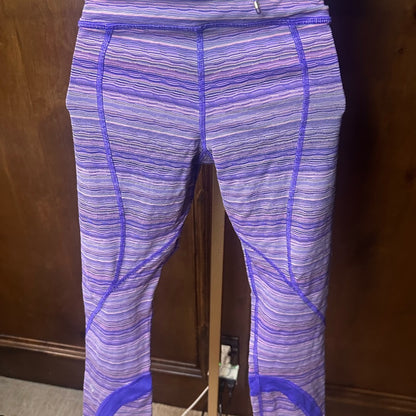 SIZE 6 Lululemon athletica Kids Lavender and Violet Leggings