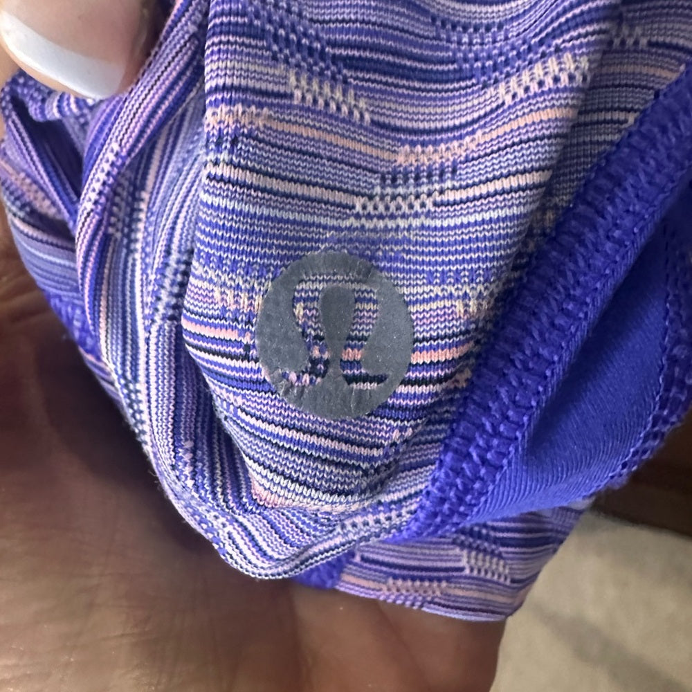 SIZE 6 Lululemon athletica Kids Lavender and Violet Leggings