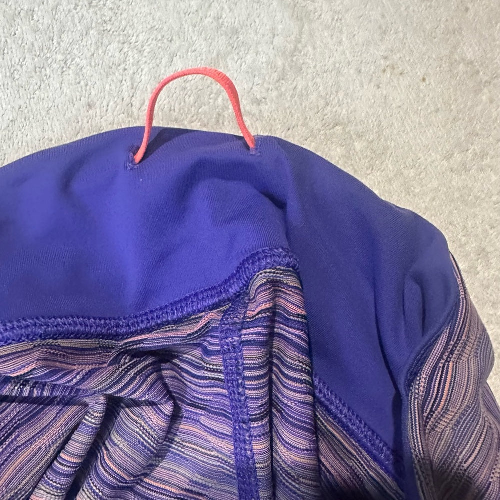 SIZE 6 Lululemon athletica Kids Lavender and Violet Leggings