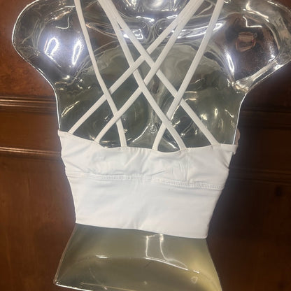 NWOT SIZE XL Elegant Cream Sports Bra for Women